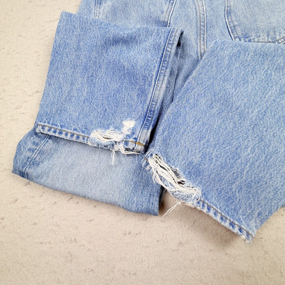 AGOLDE Light Wash Straight Leg Jeans - Picture 9 of 10